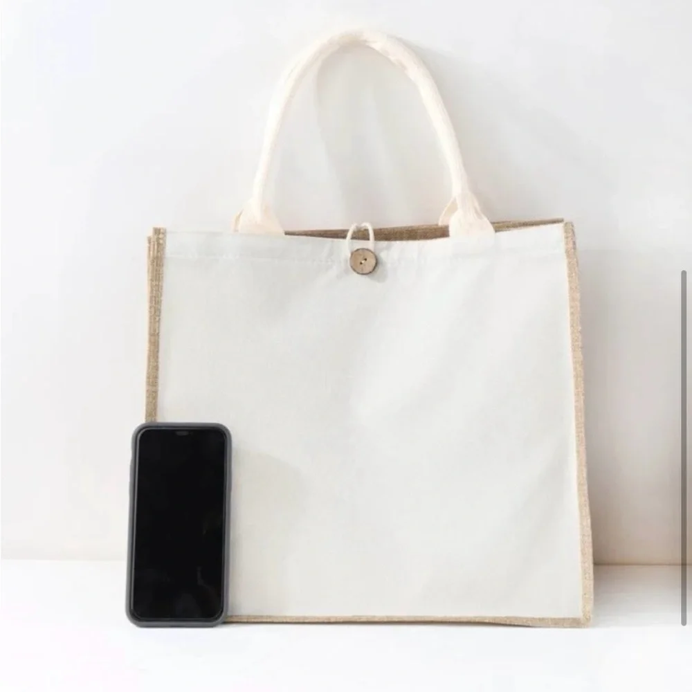 Linen Purse, Tote Bag, Grocery Bag,